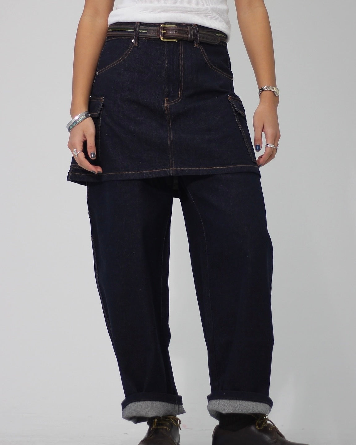 CLASSIC SK•ANTS RAW DENIM