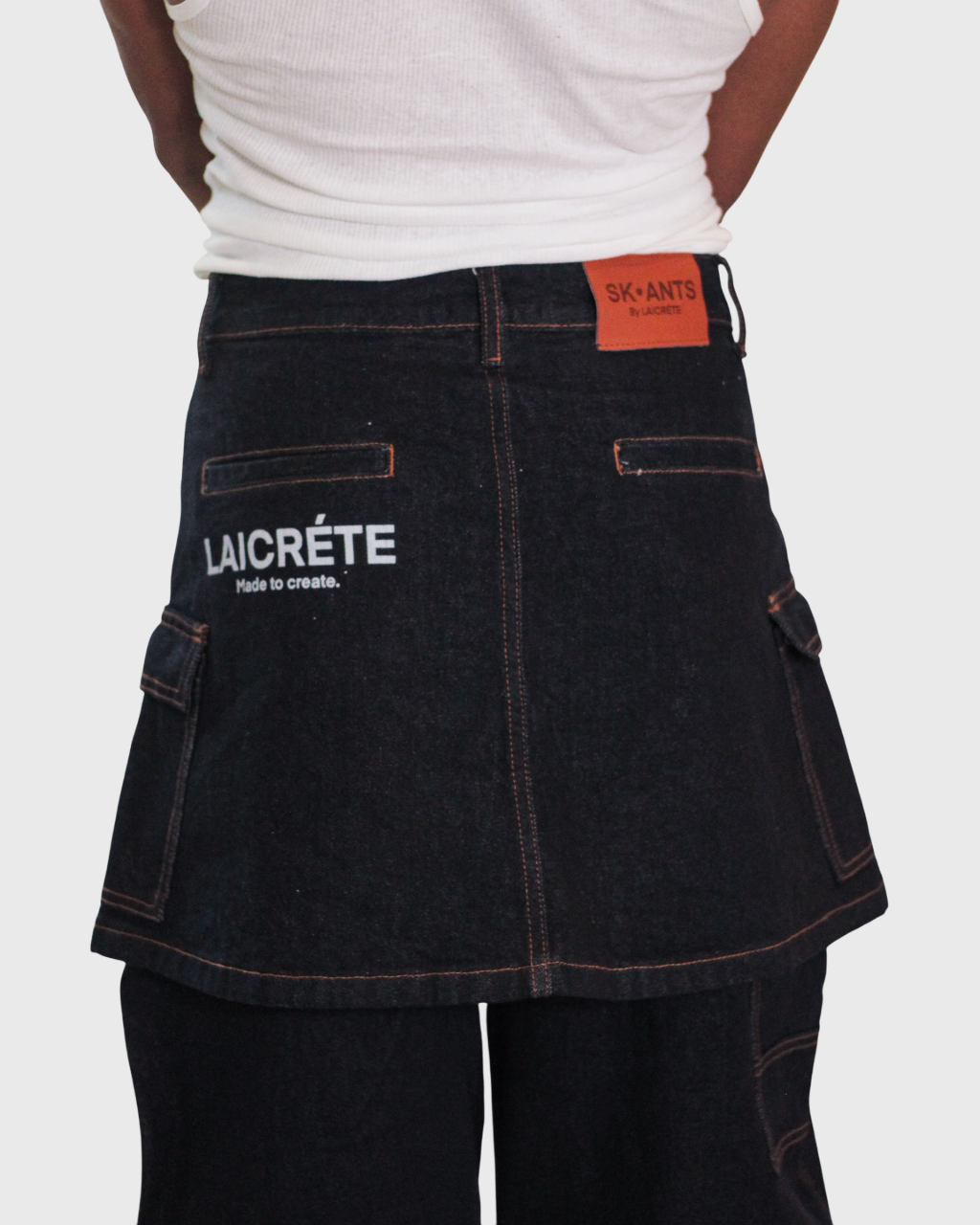 ORIGINAL COLLECTIBLE SK•ANTS RAW DENIM