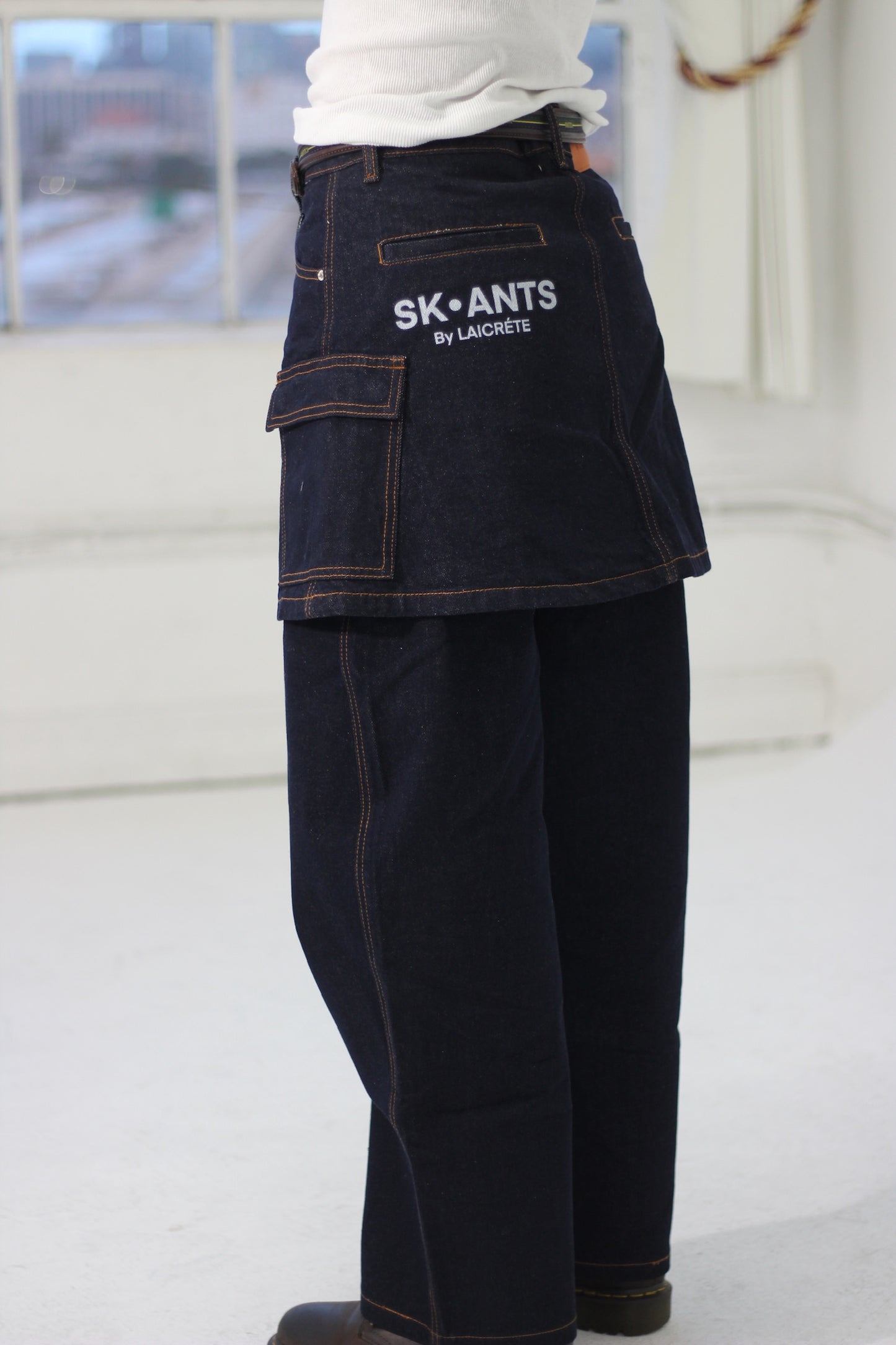 CLASSIC SK•ANTS RAW DENIM